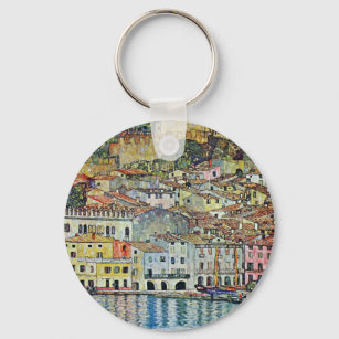 Porte-clés Malcesine sur le lac de Garde Par Gustav Klimt