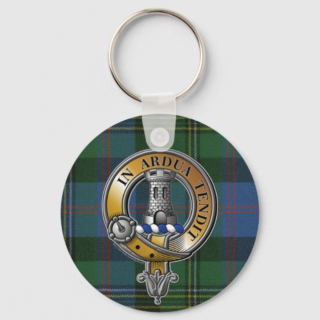 Porte-clés Malcolm Tartan & Badge (Recto)