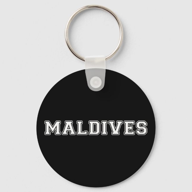 Porte-clés Maldives (Recto)