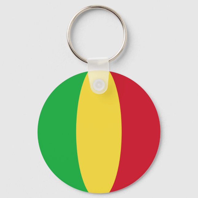 Porte-clés Mali Porte - clé du drapeau Fisheye (Recto)
