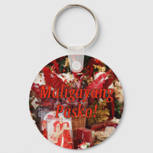 Porte-clés Maligayang Pasko ! Joyeux Noël à Tagalog rf