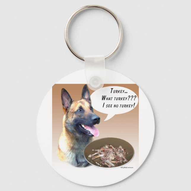 Porte-clés Malinois belge Turquie (Recto)