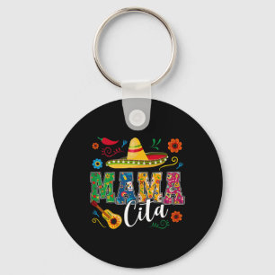 Porte-clés Mama Cita Cinco De Mayo Mexicain Chapeau Guitar Ca