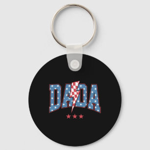 Porte-clés Mama Dada Mini 4 juillet Famille Américaine Matchi