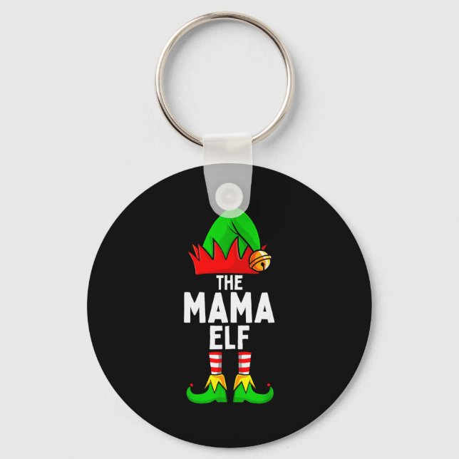 Porte-clés Mama Elf Matching Family Christmas Women  (Recto)
