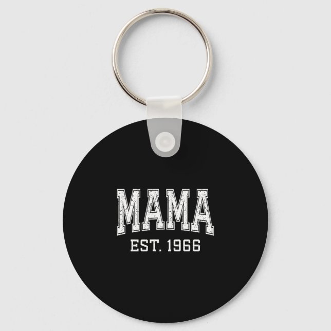 Porte-clés Mama Est 1966 Mom D Mothers Day Ized  (Recto)