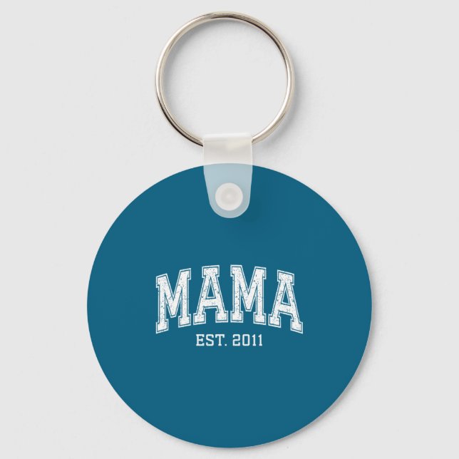 Porte-clés Mama Est 2011 Mom D Mothers Day Ized  (Recto)