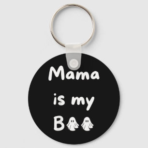 Porte-clés Mama Est Mon Boom Halloween Ghost Kids School Fall