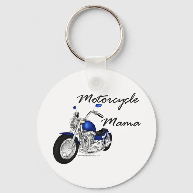 Porte-clés Mama moto (Recto)