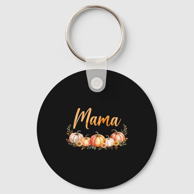 Porte-clés Mama Of Little Pumpkin First Birthday Autumn Pumpk (Recto)