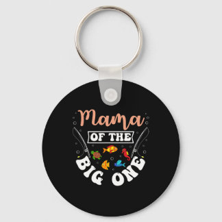 Porte-clés Mama Of The Big One Fishing Birthday Party Bday Ce