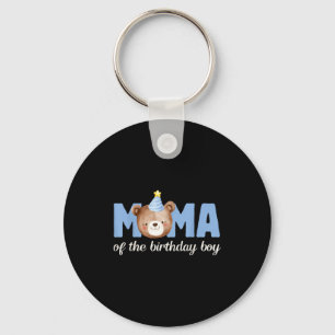 Porte-clés Mama ours en peluche 1er anniversaire garçon fête