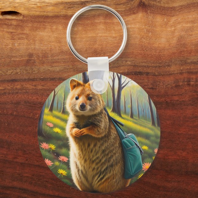 Porte-clés Mama Quokka Prêt À Acheter, Clavier (Recto)
