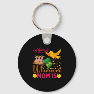 Porte-clés Maman Art Home Est Là Où Maman Est