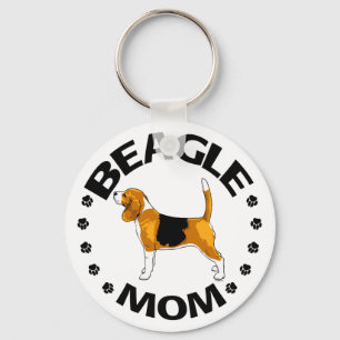 Porte-clés Maman beagle