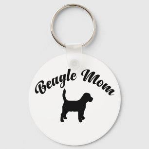 Porte-clés Maman Beagle Chiot Chien Canine Chiots