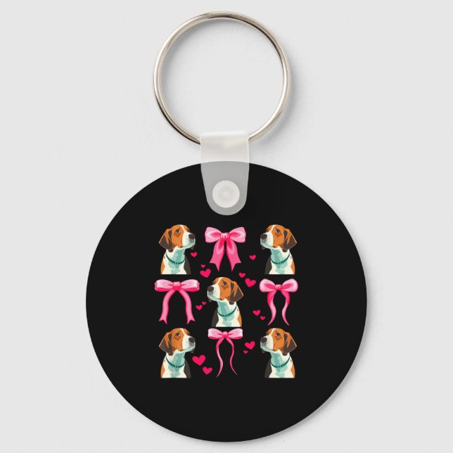 Porte-clés Maman Beagle Coquette Maman Beagle Maman Beagle  (Recto)