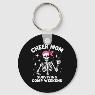 Porte-clés Maman Cheerleader Squelette Survivant Comp Weekend