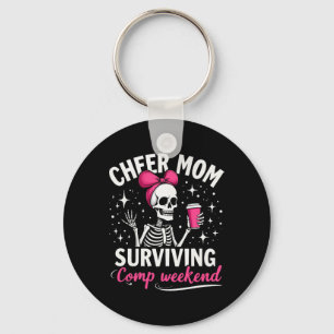 Porte-clés Maman Cheerleader Squelette Survivant Comp Weekend