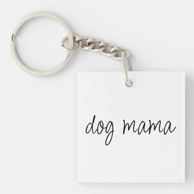 Porte-clés Maman Chien : animaux de compagnie pour (Devant)