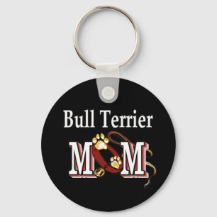 Porte-clés Maman chien Bull Terrier