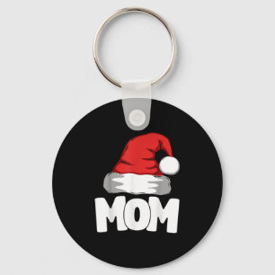 Porte-clés Maman Christmas Santa tenue de famille assortie
