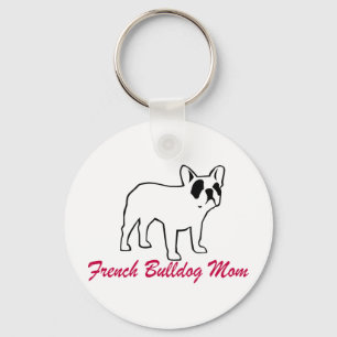 Porte-clés Maman de bouledogue français