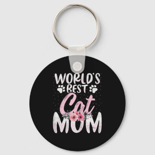 Porte-clés Maman de chat du monde - maman qui aime les chats