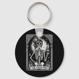 Porte-clés Maman de cheerleader drôle Halloween, carte de tar