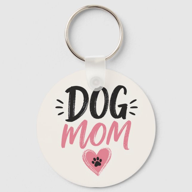 Porte-clés Maman de chien (Recto)