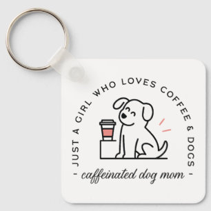 Porte-clés Maman de chien citations drôles de café amateurs f