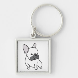 Porte-clés Maman de chiot Bouledogue Français sauvetage adopt
