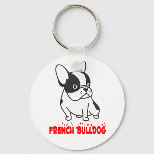 Porte-clés Maman de chiot Bouledogue Français sauvetage adopt