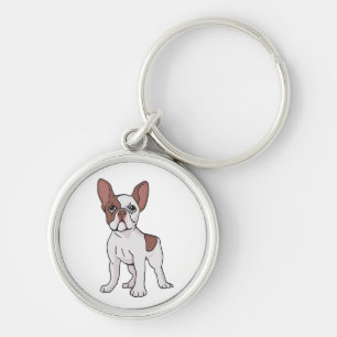Porte-clés Maman de chiot Bouledogue Français sauvetage adopt