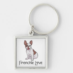 Porte-clés Maman de chiot Bouledogue Français sauvetage adopt