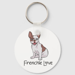 Porte-clés Maman de chiot Bouledogue Français sauvetage adopt