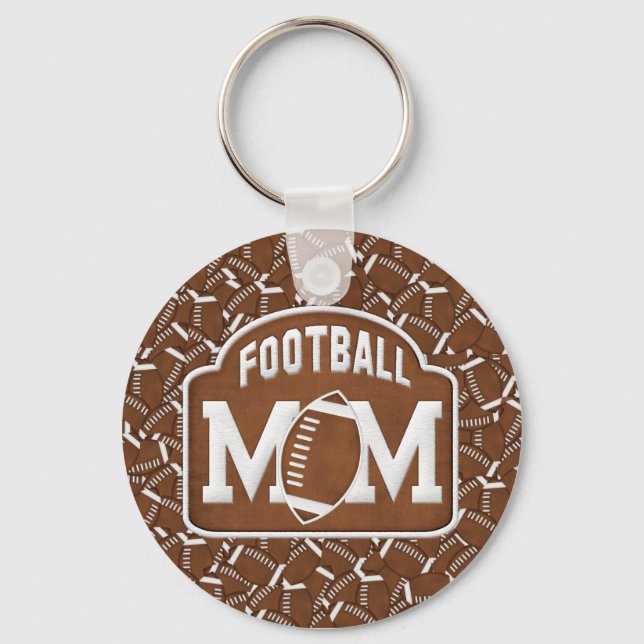 Porte-clés Maman de football (Recto)