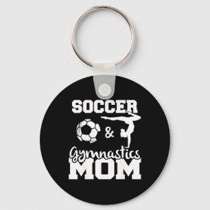 Porte-clés Maman de footballeur et de gymnaste Footballeur dr