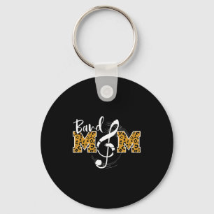 Porte-clés Maman de groupe imprimé léopard musical marching b