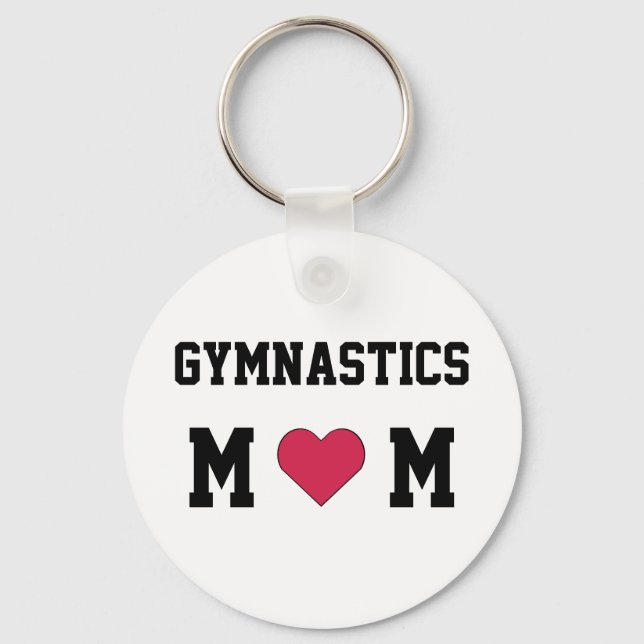 Porte-clés Maman de gymnastique (Recto)