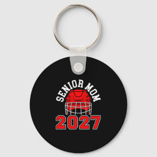 Porte-clés Maman de hockey senior 2027 joueur de hockey sur g