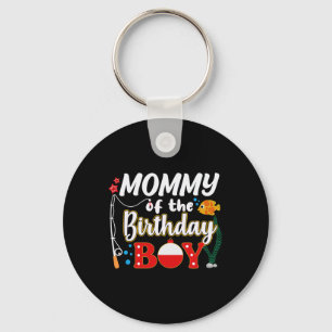 Porte-clés Maman De L'Anniversaire Garçon Pêche Famille Corre