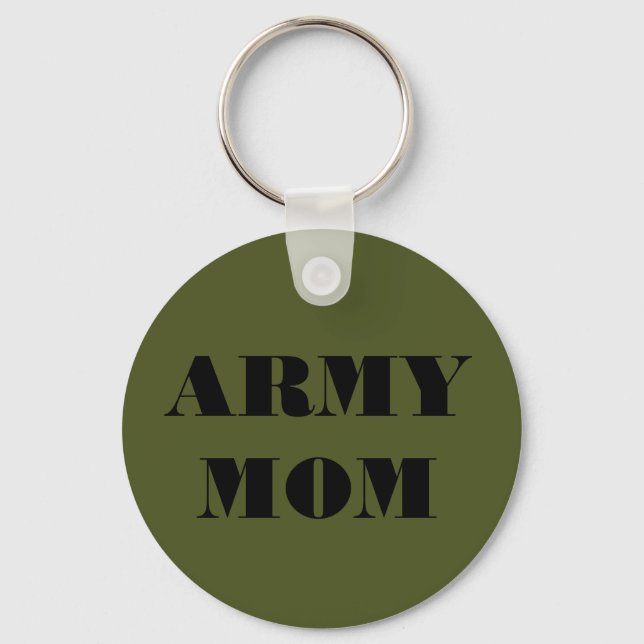 Porte-clés Maman de l'armée porte - clé (Recto)