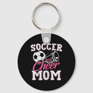 Porte-clés Maman de pom-pom girl drôle Football et pom-pom gi