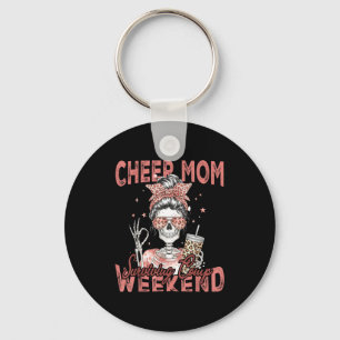 Porte-clés Maman de pom-pom girl survivant le week-end de com