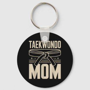Porte-clés Maman de taekwondo drôle