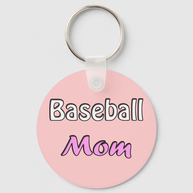 Porte-clés Maman du baseball (Recto)