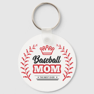 Porte-clés Maman du baseball