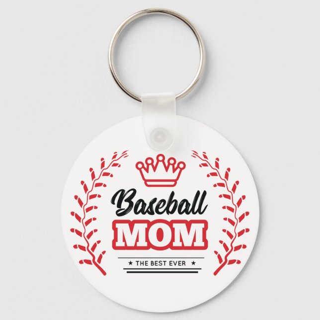 Porte-clés Maman du baseball (Recto)