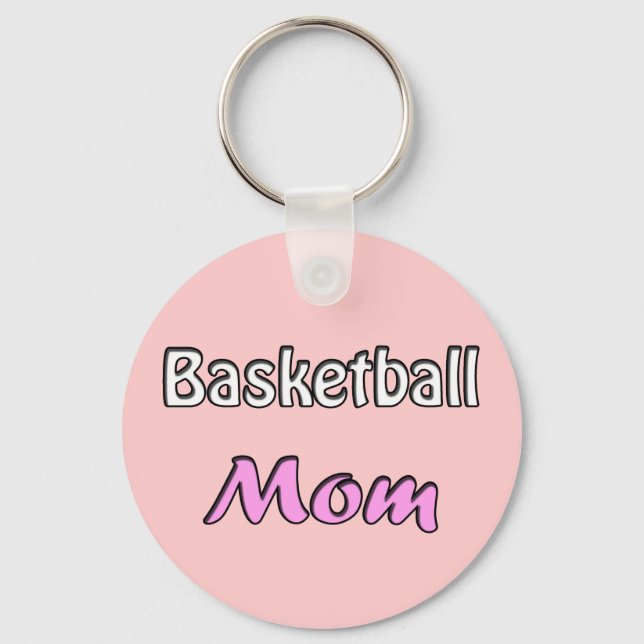 Porte-clés Maman du basket (Recto)